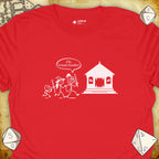 Critical Flair The Party vs The Gazebo T-Shirt Red / S - Dungeons and Dragons and tabletop RPG gaming apparel