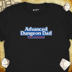 Critical Flair Advanced Dungeon Dad T-Shirt Black / S - Dungeons and Dragons and tabletop RPG gaming apparel