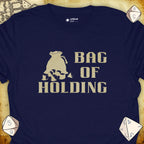 Critical Flair Bag of Holding T-Shirt Navy / S - Dungeons and Dragons and tabletop RPG gaming apparel