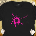 Critical Flair D20 Splotch T-Shirt Black / S - Dungeons and Dragons and tabletop RPG gaming apparel