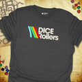 Critical Flair DICE Rollers T-Shirt Dark Heather / S - Dungeons and Dragons and tabletop RPG gaming apparel
