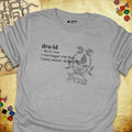 Critical Flair Druid Definition T-Shirt Sport Grey / S - Dungeons and Dragons and tabletop RPG gaming apparel