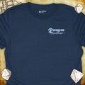 Critical Flair Dungeon Mistress (Badge) T-Shirt Heather Navy / S - Dungeons and Dragons and tabletop RPG gaming apparel