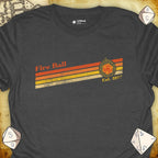 Critical Flair Fire Ball Est. 1977 T-Shirt Dark Heather / S - Dungeons and Dragons and tabletop RPG gaming apparel