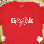 Critical Flair G33k T-Shirt Red / S - Dungeons and Dragons and tabletop RPG gaming apparel