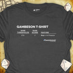 Critical Flair Gambeson T-Shirt Daggerheart T-Shirt Dark Heather / S - Dungeons and Dragons and tabletop RPG gaming apparel