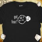 Critical Flair got fear? Daggerheart T-Shirt Black / S - Dungeons and Dragons and tabletop RPG gaming apparel