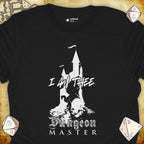 Critical Flair I Am Thee DM - Castle T-Shirt Black / S - Dungeons and Dragons and tabletop RPG gaming apparel