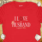 Critical Flair I Love My Husband T-Shirt Red / S - Dungeons and Dragons and tabletop RPG gaming apparel