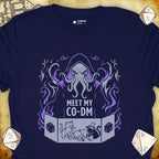 Critical Flair Meet My Co-DM T-Shirt Navy / S - Dungeons and Dragons and tabletop RPG gaming apparel