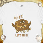 Critical Flair No Kill! (Mimic) T-Shirt White / S - Dungeons and Dragons and tabletop RPG gaming apparel