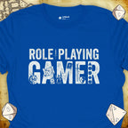 Critical Flair Role-Playing Gamer T-Shirt Royal / S - Dungeons and Dragons and tabletop RPG gaming apparel