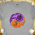 Critical Flair RPG Balance T-Shirt Sport Grey / S - Dungeons and Dragons and tabletop RPG gaming apparel
