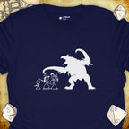 Critical Flair The Party vs Hook Horror T-Shirt Navy / S - Dungeons and Dragons and tabletop RPG gaming apparel