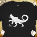 Critical Flair The Party vs Tarrasque T-Shirt Black / S - Dungeons and Dragons and tabletop RPG gaming apparel