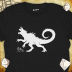 Critical Flair The Party vs Tarrasque T-Shirt Black / S - Dungeons and Dragons and tabletop RPG gaming apparel