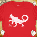Critical Flair The Party vs Tarrasque T-Shirt Red / S - Dungeons and Dragons and tabletop RPG gaming apparel