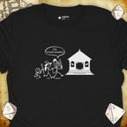Critical Flair The Party vs The Gazebo T-Shirt Black / S - Dungeons and Dragons and tabletop RPG gaming apparel