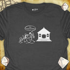 Critical Flair The Party vs The Gazebo T-Shirt Dark Heather / S - Dungeons and Dragons and tabletop RPG gaming apparel