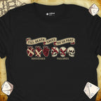 Critical Flair Till Death Saves Do Us Part T-Shirt Black / S - Dungeons and Dragons and tabletop RPG gaming apparel