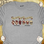 Critical Flair Till Death Saves Do Us Part T-Shirt Sport Grey / S - Dungeons and Dragons and tabletop RPG gaming apparel